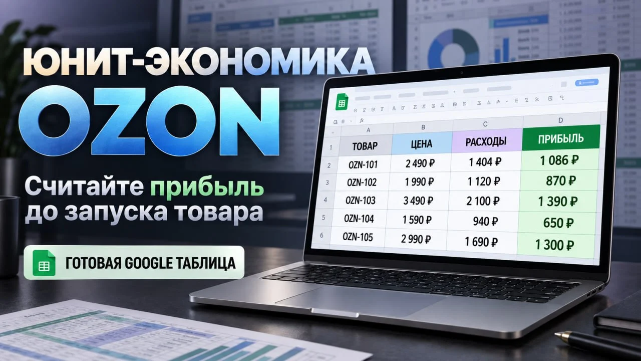 Обложка: Юнит-экономика Ozon